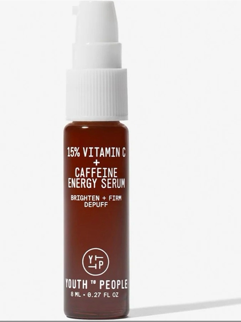 Youth to People 15% Vitamin C + Caffeine Energy Serum - Brown